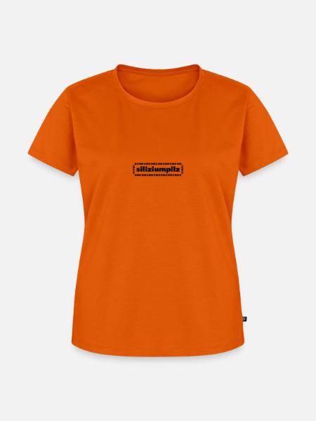 label - Frauen Premium Bio T-Shirt - Orange