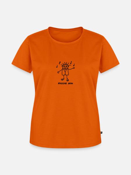 Raggae Man - Frauen Premium Bio T-Shirt - Orange