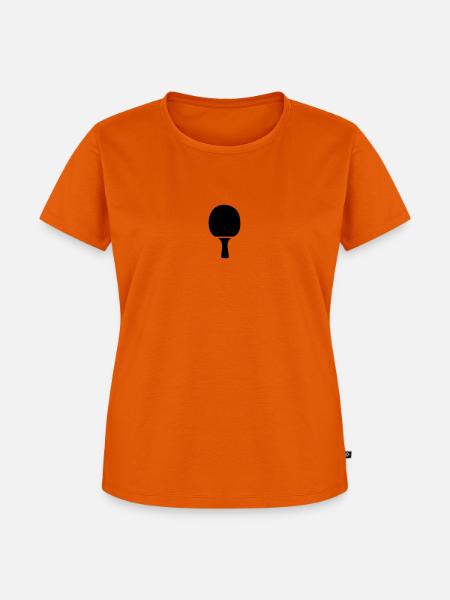 Tischtennis - Frauen Premium Bio T-Shirt - Orange