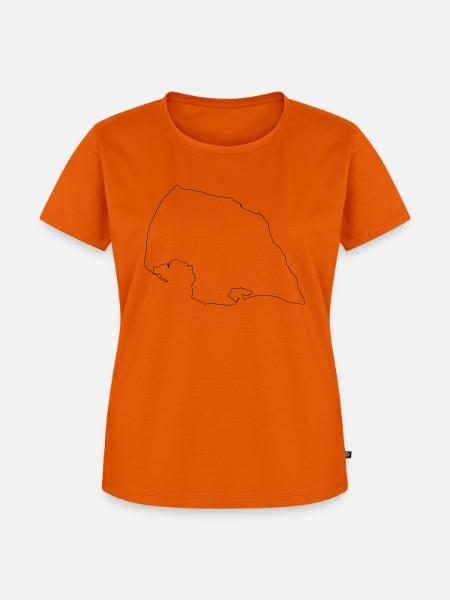 Fehmarn - Frauen Premium Bio T-Shirt - Orange 