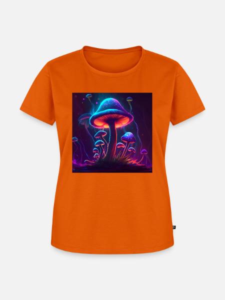 Pilz4 - Frauen Premium Bio T-Shirt - Orange