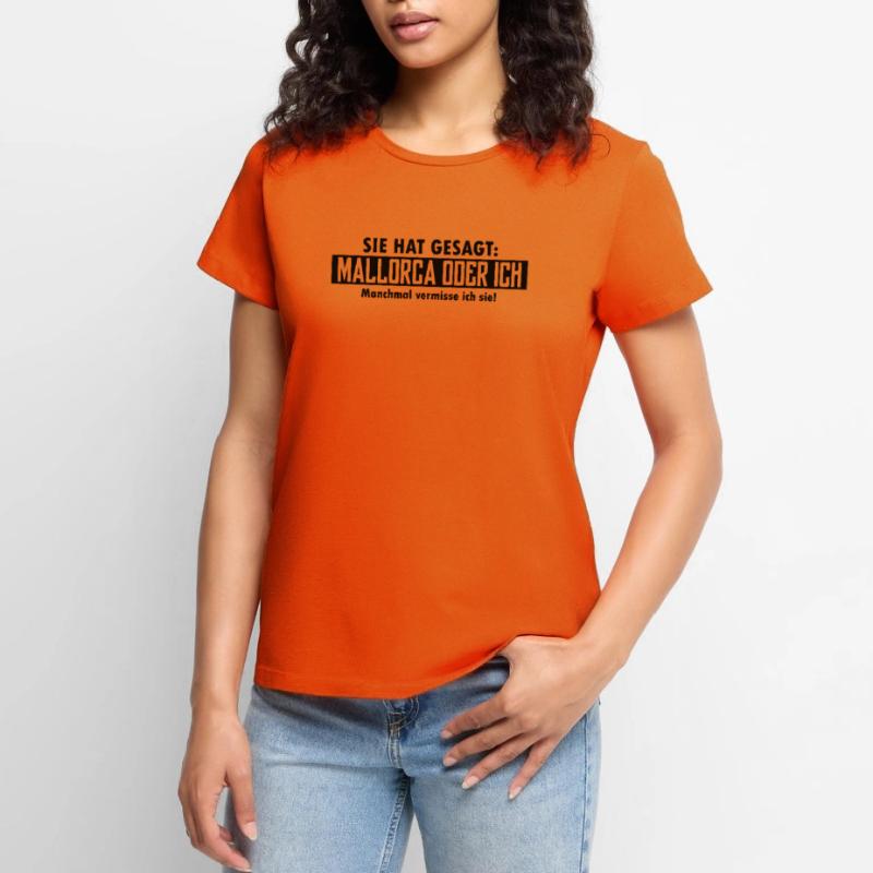 mallorca oder ich Frauen Premium Bio T-Shirt