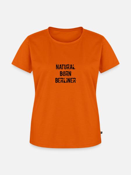 natural born berliner - Frauen Premium Bio T-Shirt - Orange
