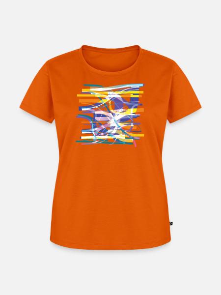 Bodycheck - Frauen Premium Bio T-Shirt - Orange 