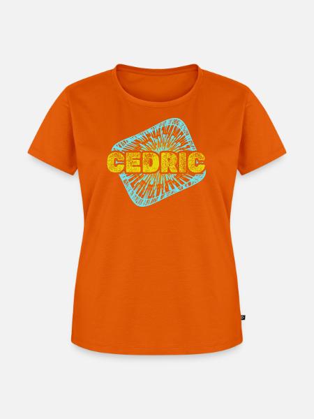 Cedric als Freizeit - Frauen Premium Bio T-Shirt - Orange