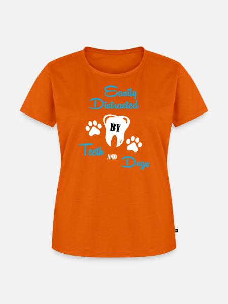 Zahnarzt - Frauen Premium Bio T-Shirt - Orange
