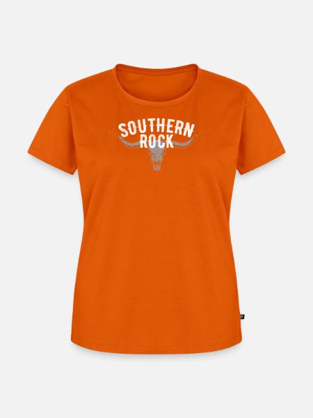 Southern Rock - Frauen Premium Bio T-Shirt - Orange