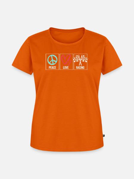 Drag Race - Frauen Premium Bio T-Shirt - Orange 