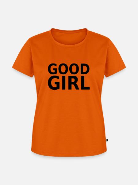 Good Girl - Frauen Premium Bio T-Shirt - Orange
