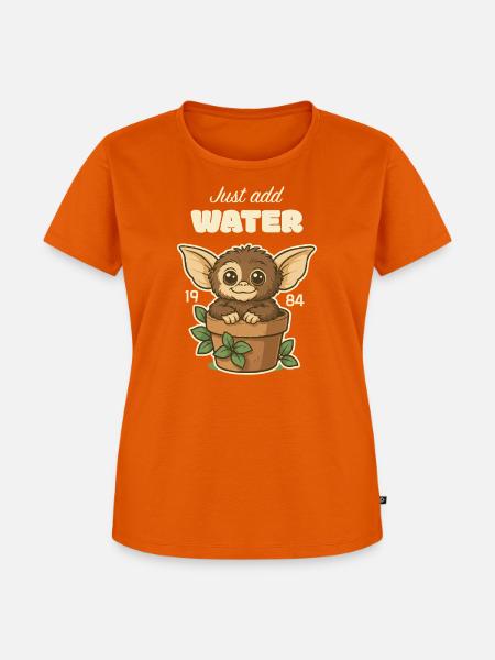 Niedlich wachsen - Frauen Premium Bio T-Shirt - Orange