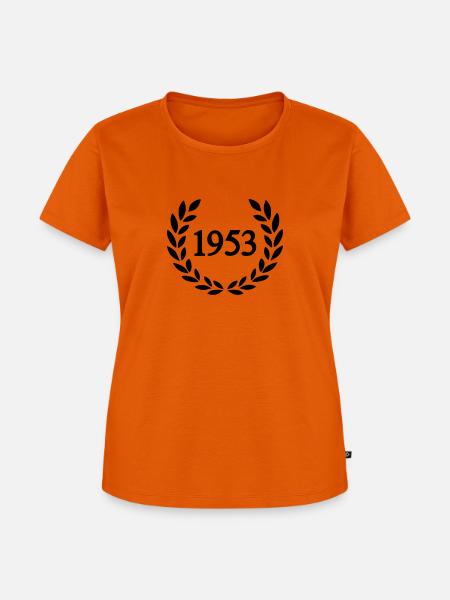 1953 - Frauen Premium Bio T-Shirt - Orange