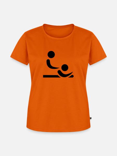 Physiotherapeut - Frauen Premium Bio T-Shirt - Orange