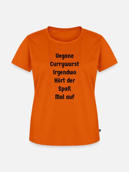 Currywurst - Frauen Premium Bio T-Shirt - Orange 