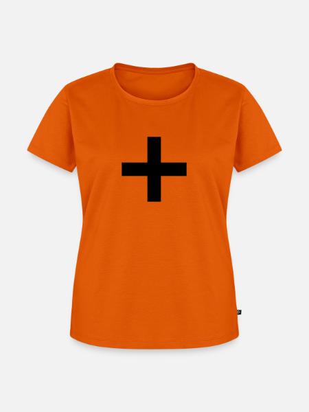 Plus - Frauen Premium Bio T-Shirt - Orange 