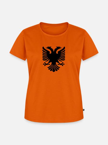 Albanien - Frauen Premium Bio T-Shirt - Orange