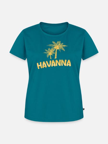Havanna Havanna - Frauen Premium Bio T-Shirt - Petrol