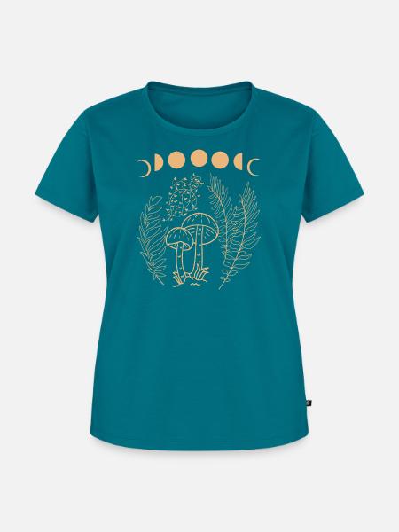 Botaniker - Frauen Premium Bio T-Shirt - Petrol