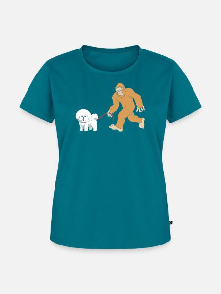 Bichon Frise - Frauen Premium Bio T-Shirt - Petrol