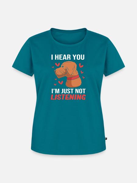 Griffon - Frauen Premium Bio T-Shirt - Petrol