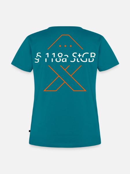 §118a StGB Routerfishers - Frauen Premium Bio T-Shirt - Petrol