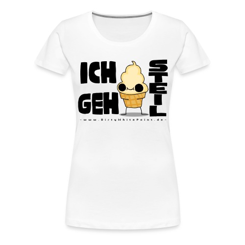 Steil sw schrift png - Frauen Premium T-Shirt