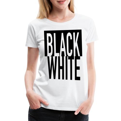 Black White - Frauen Premium T-Shirt
