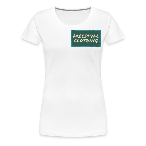 LIMITED EDITION 'Freestyle Clothing' Camo Logo - Women's Premium T-Shirt