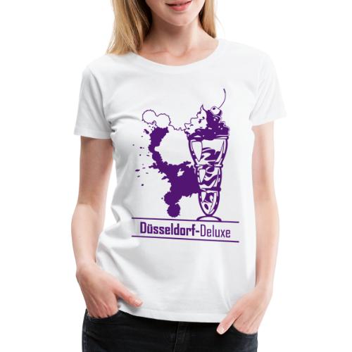 Düsseldorf Deluxe Eisbecher T-shirt Motiv - Frauen Premium T-Shirt