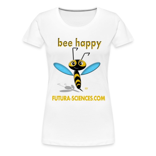 bee happy bon dpi jaune - T-shirt Premium Femme