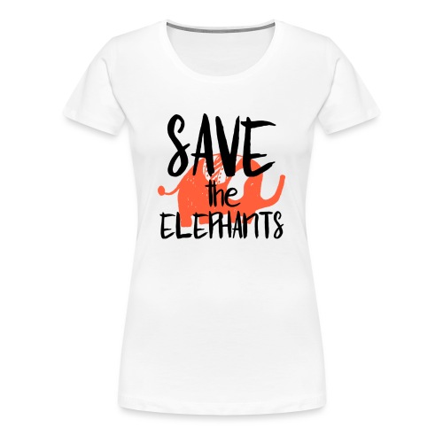 Save the Elephants - Women's Premium T-Shirt