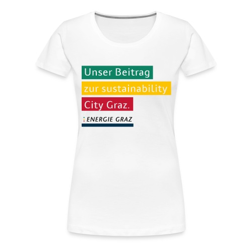 Energie Graz Vision - Frauen Premium T-Shirt