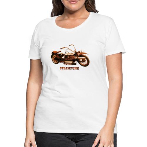 Steampunk Motorrad Bike Retro Futurismus - Frauen Premium T-Shirt