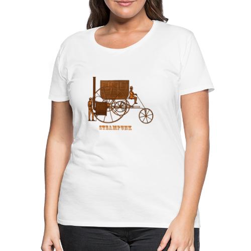 Steampunk Auto Retro - Frauen Premium T-Shirt