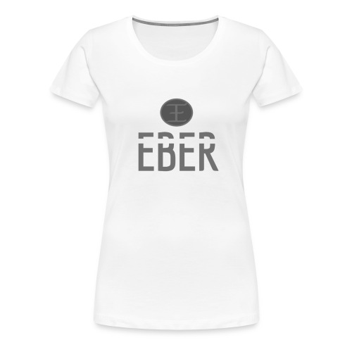 EBER: T-Shirt - White - Premium-T-shirt dam