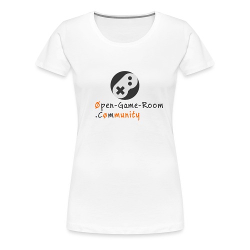logo-vertical-spreadshirt - T-shirt Premium Femme