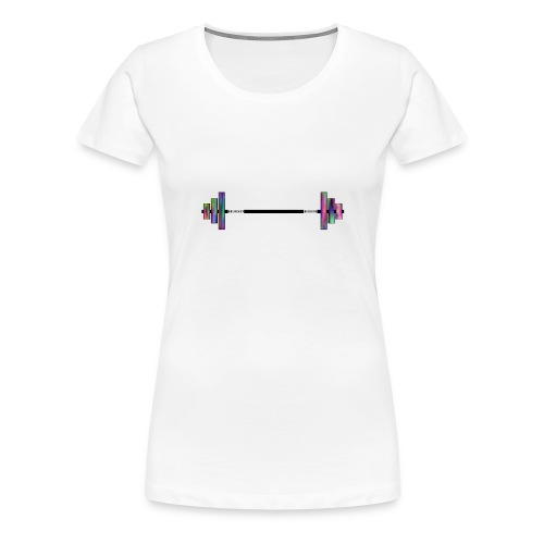 Galacksy Barbell - Women's Premium T-Shirt