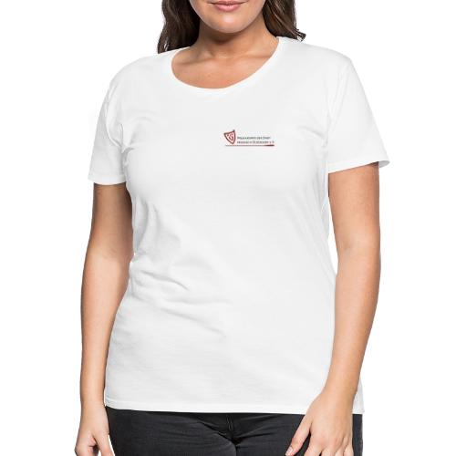 Logo bordeaux - Frauen Premium T-Shirt