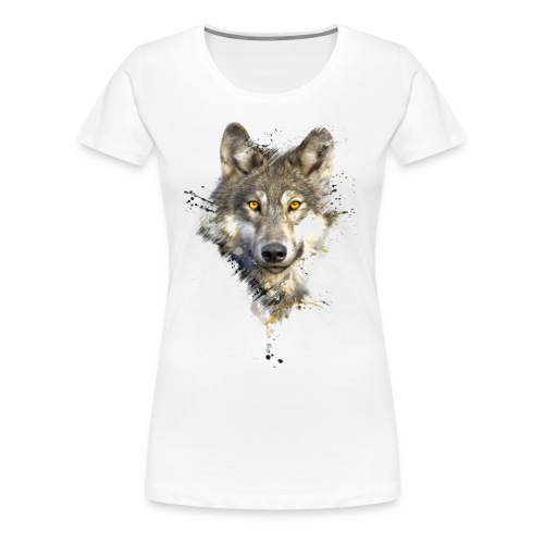 Painted Wolf - Frauen Premium T-Shirt