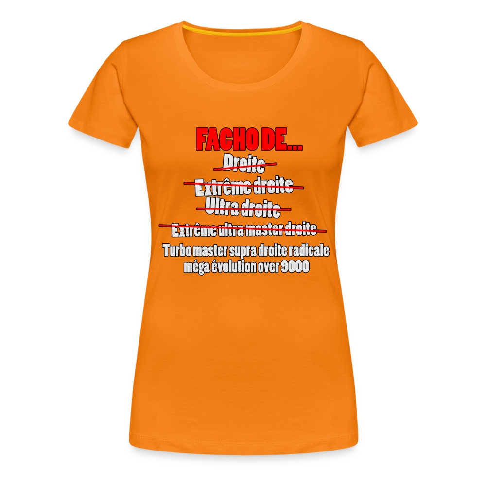 Facho de - T-shirt Premium Femme orange