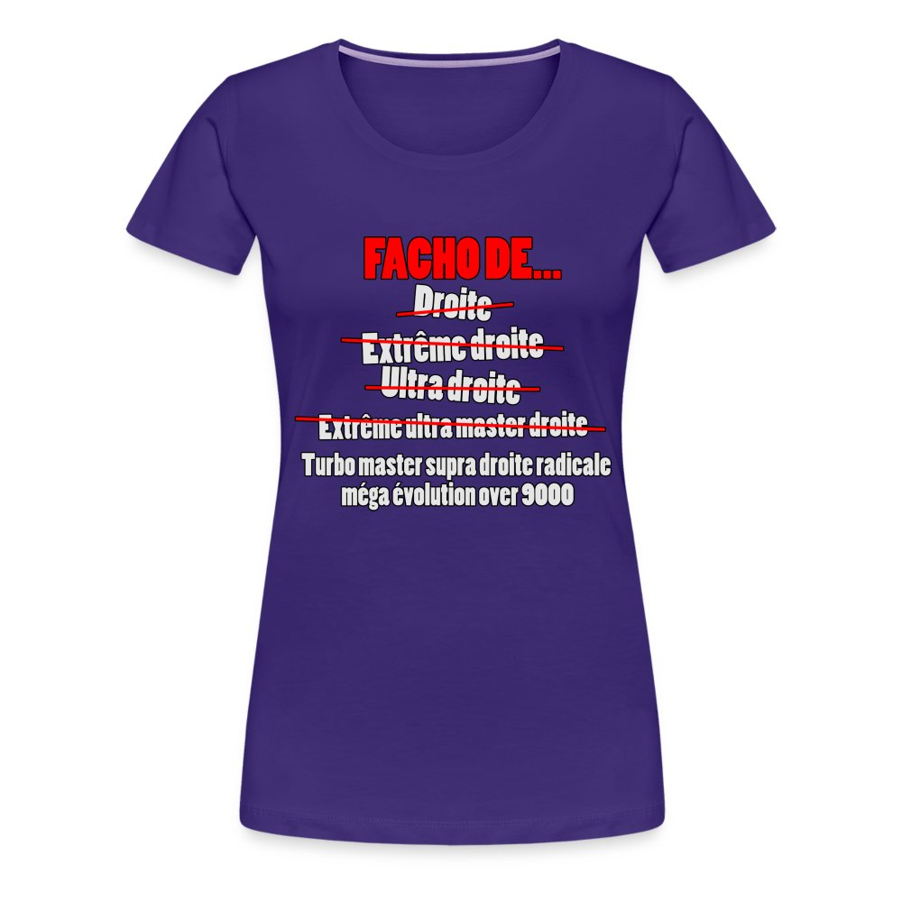 Facho de - T-shirt Premium Femme violet
