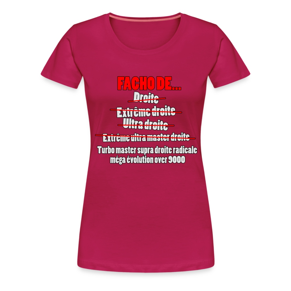 Facho de - T-shirt Premium Femme rubis