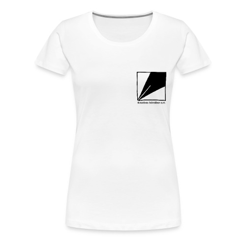 logo schwarz - Frauen Premium T-Shirt