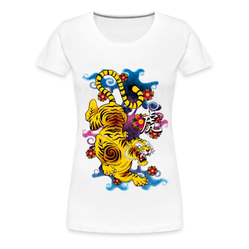 Japanese Tiger - Tattoo design - T-shirt Premium Femme