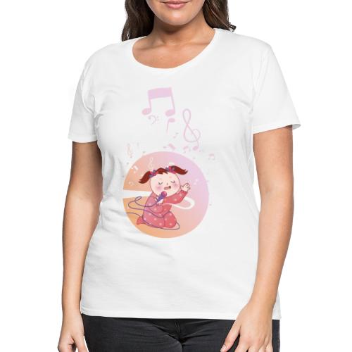 Witzige süße Umstandsmode T-Shirt mit Motiv - Frauen Premium T-Shirt