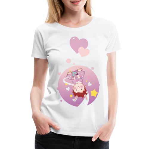 Süße Umstandsmode Schwangerschaft T-Shirt Mädchen - Frauen Premium T-Shirt