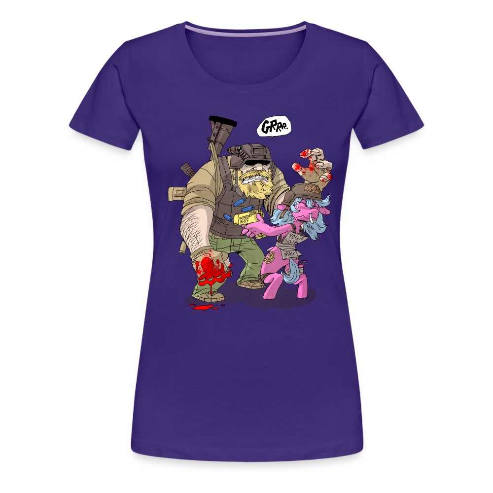 La rencontre - T-shirt Premium Femme violet