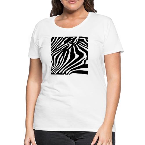 Paski zebry - Koszulka damska Premium