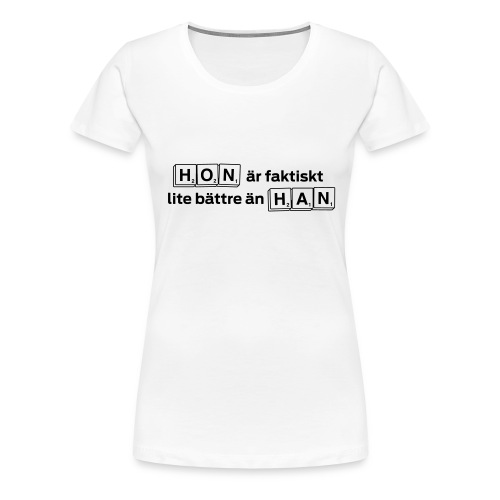 hon han - Premium-T-shirt dam