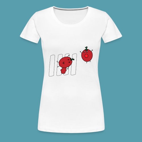 tomaatit - Naisten premium t-paita