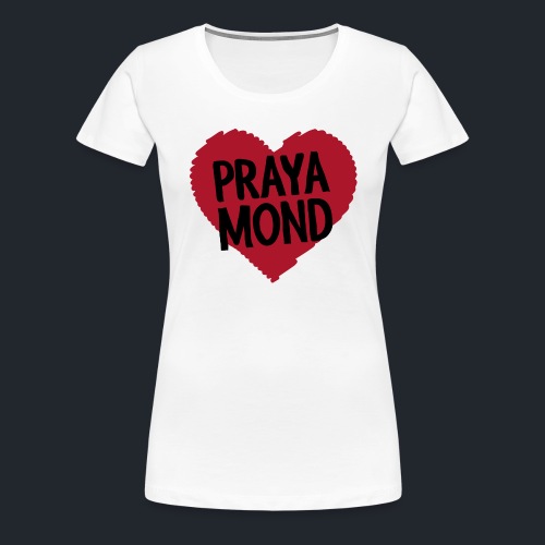 Prayamond Herz r/s - Frauen Premium T-Shirt